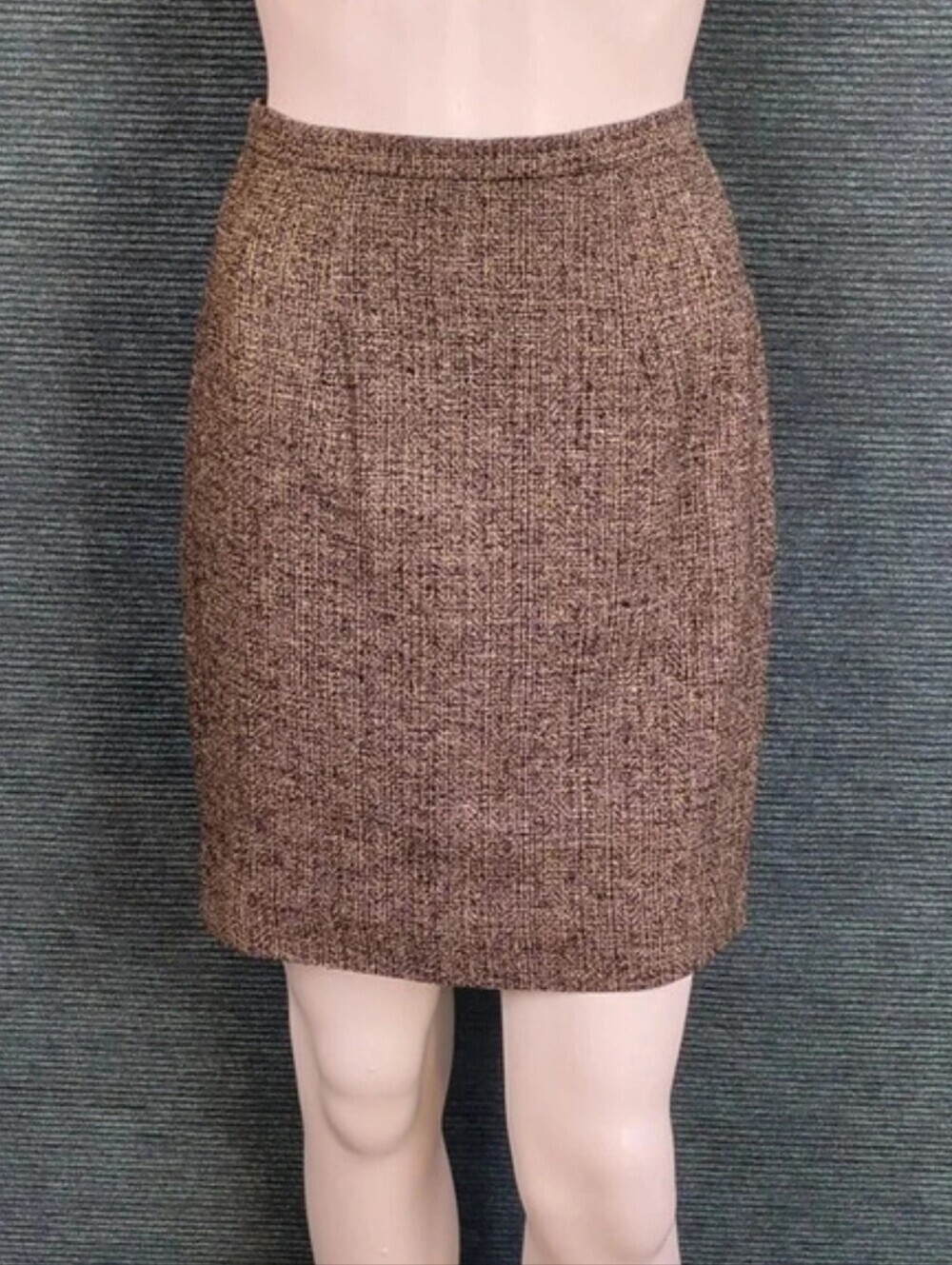 Vintage Silk Tweed Skirt Ann May